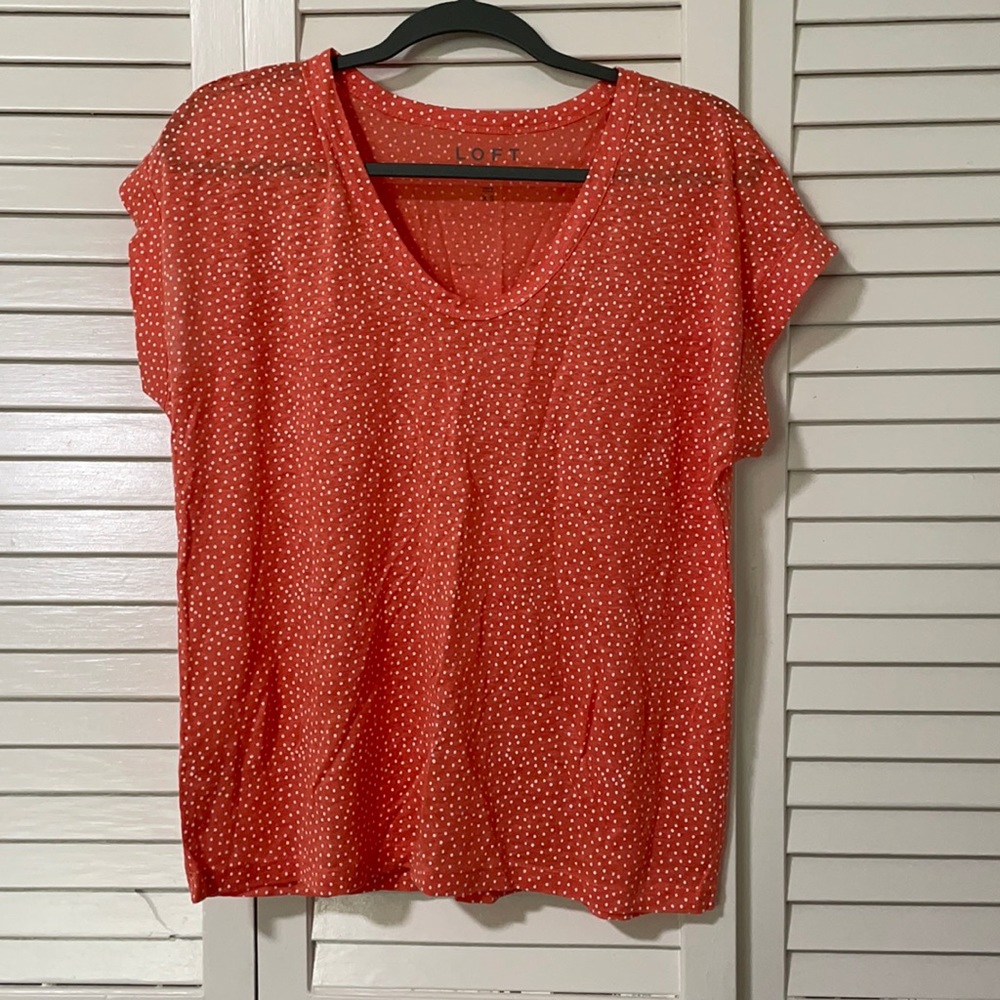 LOFT linen tshirt